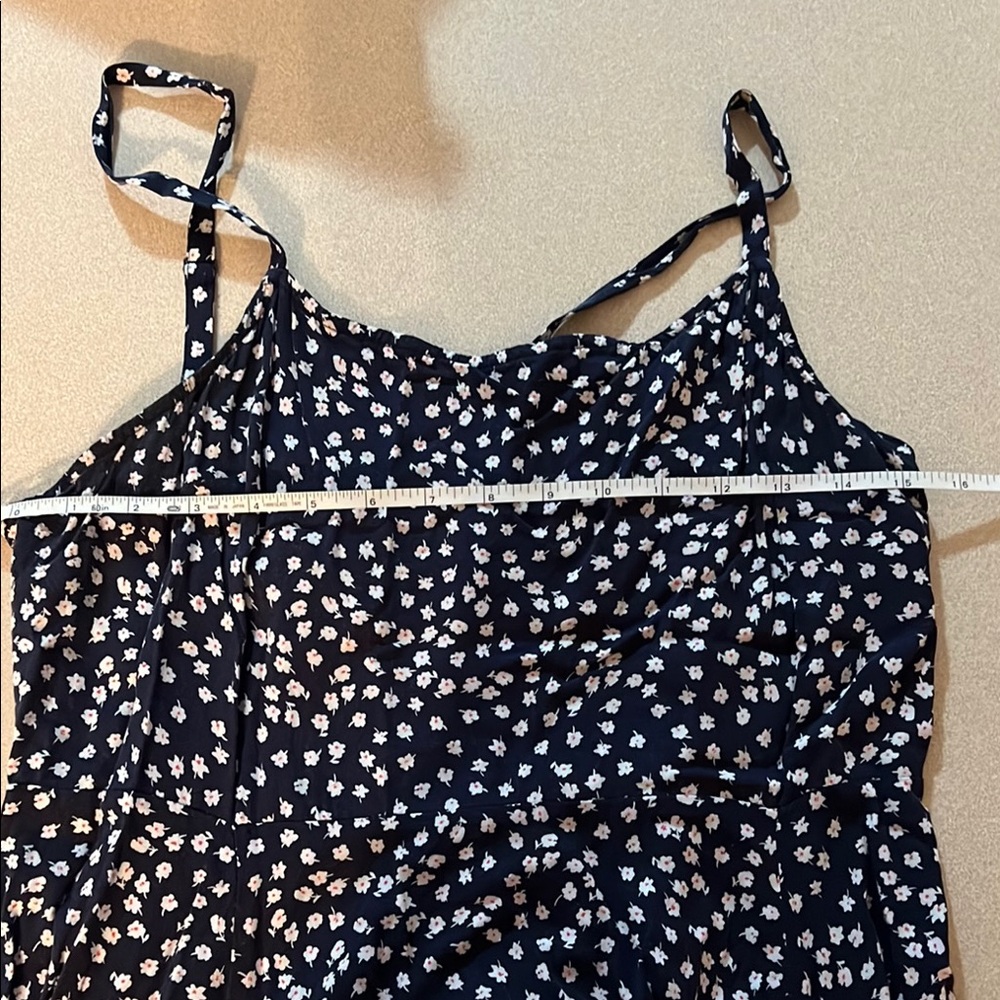GAP Navy and White Polka Dot Mini Dress - Picture 2 of 8